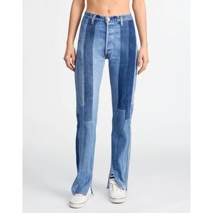 RE/DONE Levi's 60s Patchwork Bootcut Jeans